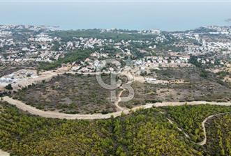 Alsancak ta Villa Yapımına Uygun Arkası Orman Arazisi Satılık 6 Dönümlük Deniz Manzaralı Arazi !!!