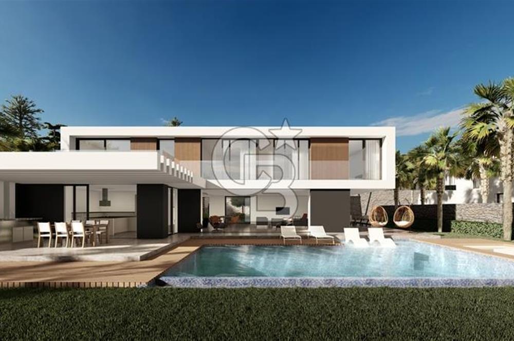 Kıbrıs Girne Esentepe'de Satılık Modern Tasarım 4+1 Kapanmaz Deniz Manzaralı Villa