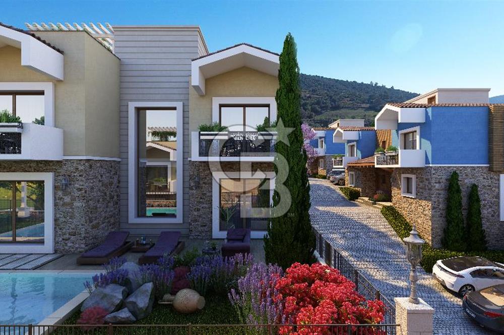 Milas Dörttepe Projeden Satılık 3+1 İkiz Villa