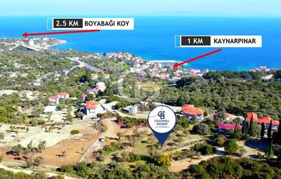 Karaburun İnecik Kaynarpınar'da Muhteşem Deniz Manzaralı Arsa