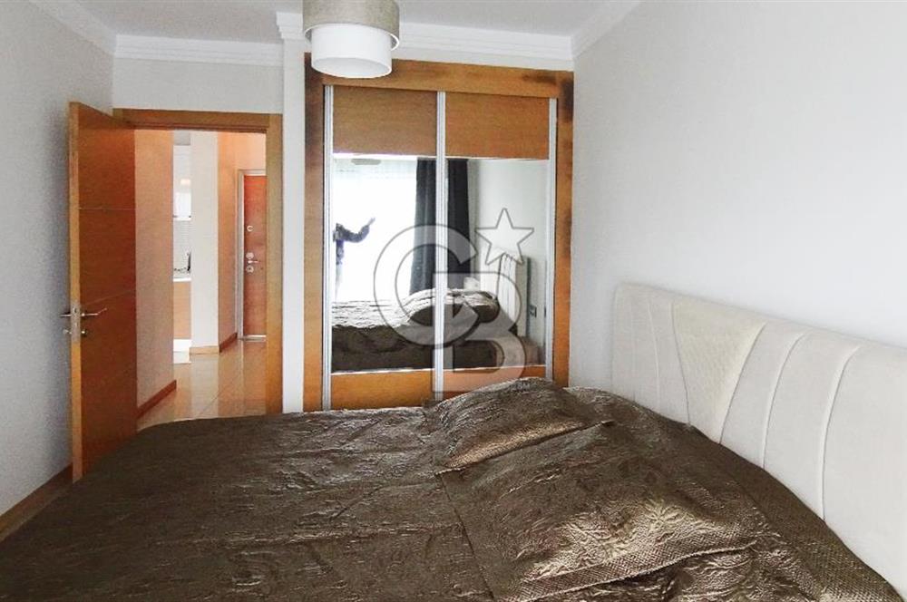 Mavişehir Modern 1 de Havuz Cepheli Eşyalı 1+1 Kiralık Daire