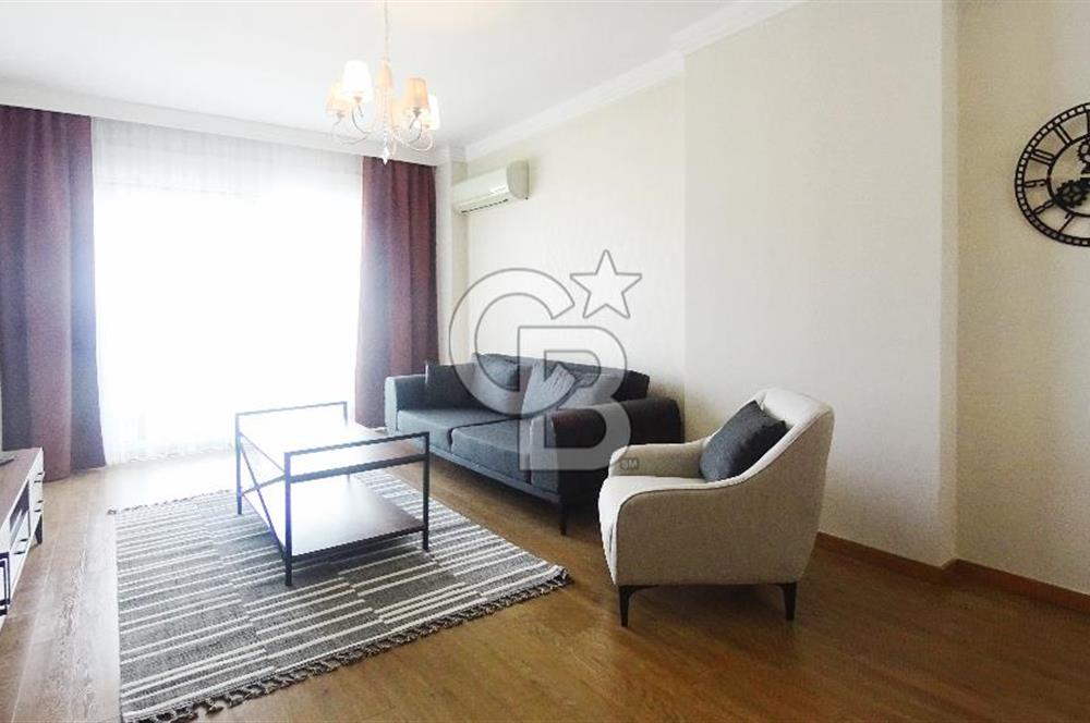 Mavişehir Modern 1 de Havuz Cepheli Eşyalı 1+1 Kiralık Daire