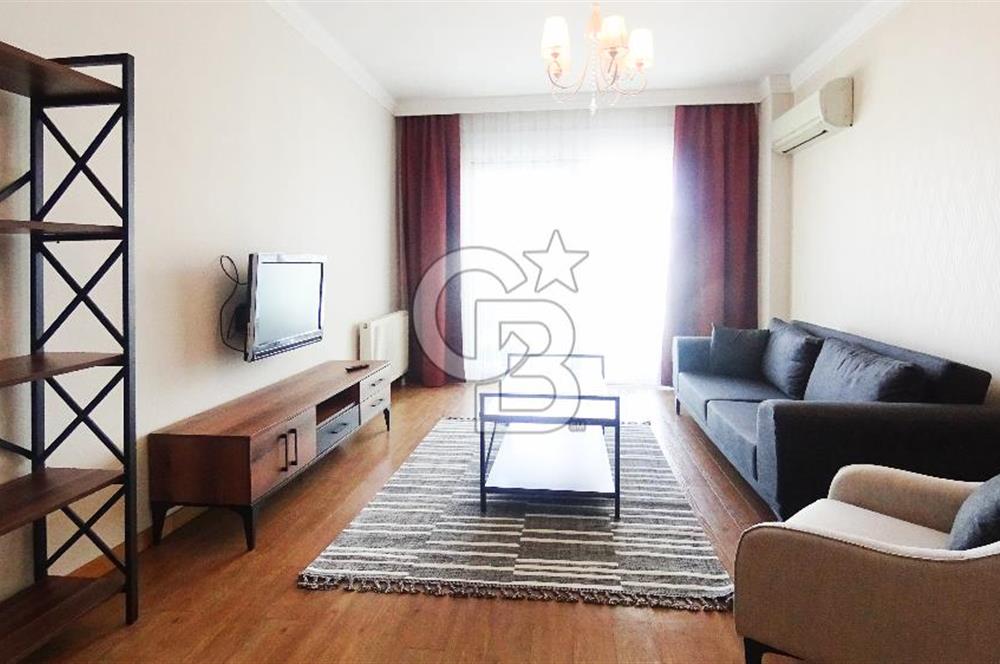 Mavişehir Modern 1 de Havuz Cepheli Eşyalı 1+1 Kiralık Daire