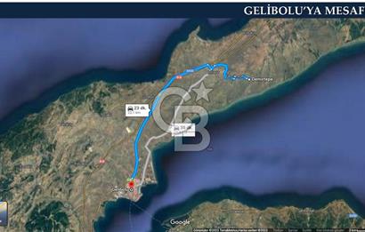 GELİBOLU DEMİRTEPE DE BOĞAZ VE KÖPRÜ MANZARALI MUHTELİF ARSA