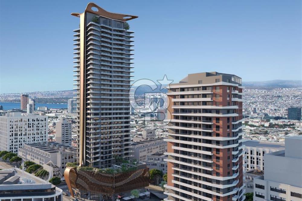 Viven Tower’da Satılık 32. Kat Havuz Manzaralı Lüks 2+1 Daire