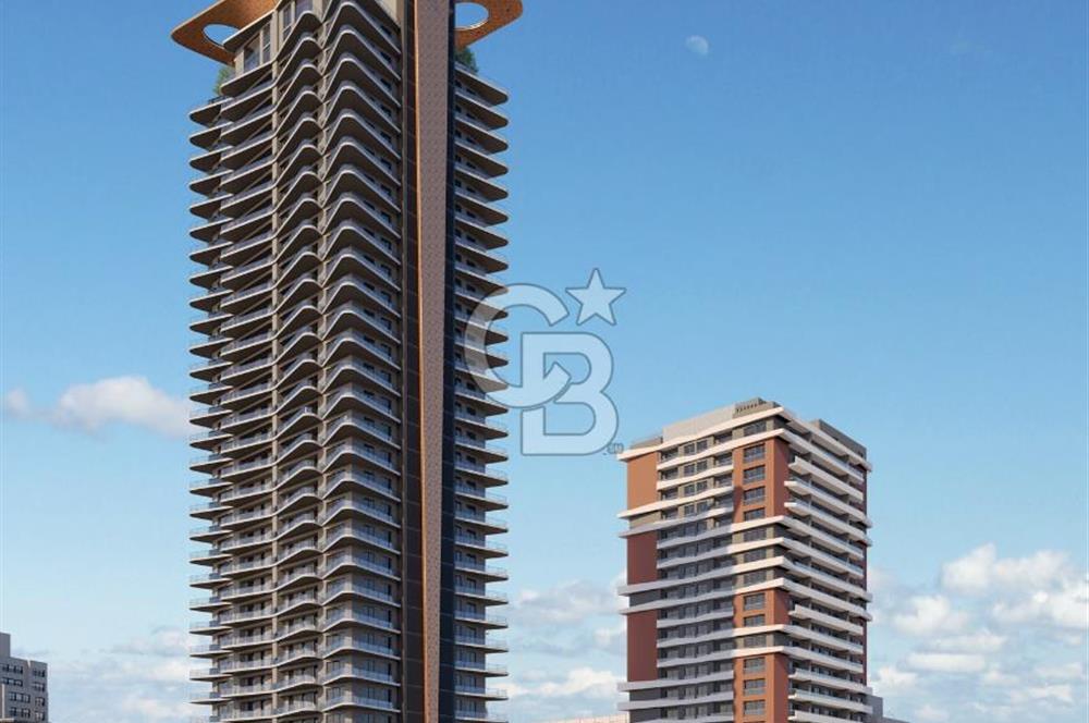 Viven Tower’da Satılık 32. Kat Havuz Manzaralı Lüks 2+1 Daire