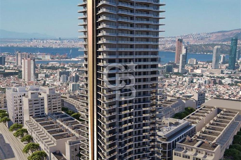 Viven Tower’da Satılık 32. Kat Havuz Manzaralı Lüks 2+1 Daire