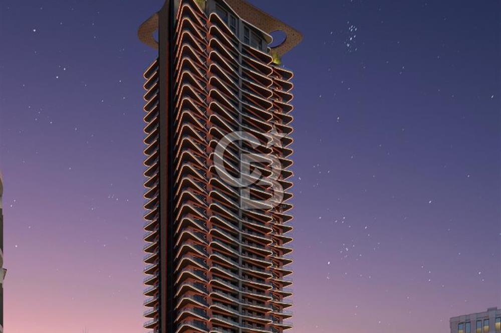 Viven Tower’da Satılık 32. Kat Havuz Manzaralı Lüks 2+1 Daire