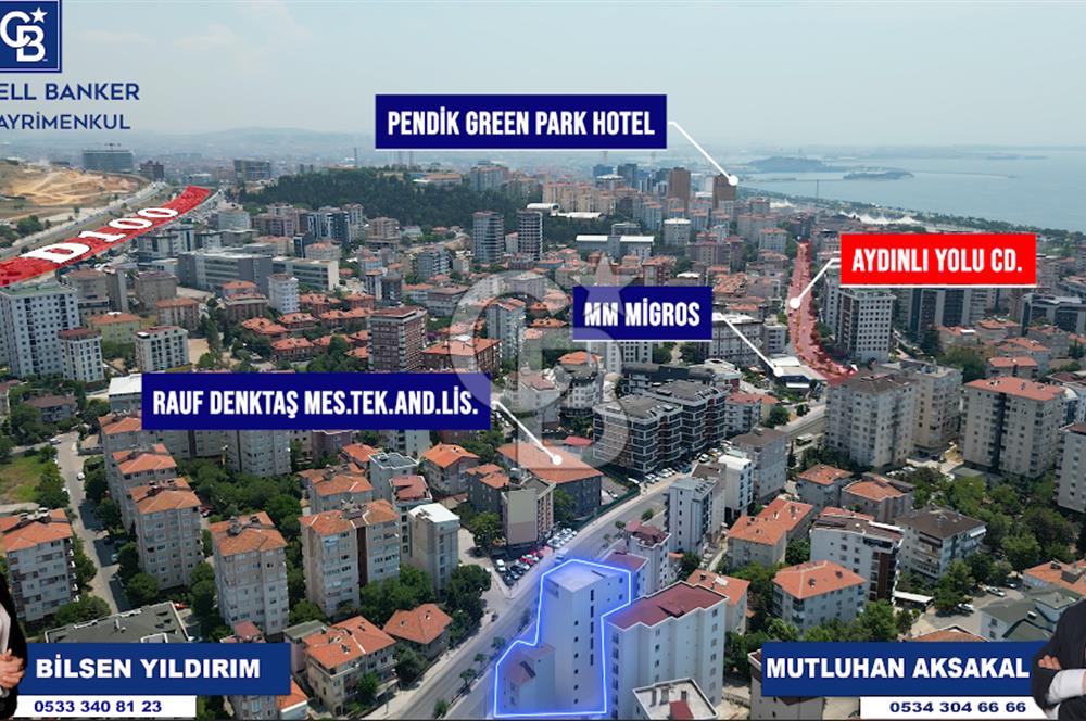 PENDİK MOSTAR BULVARINDA 2.350 M2 KÖŞE SATILIK PLAZA