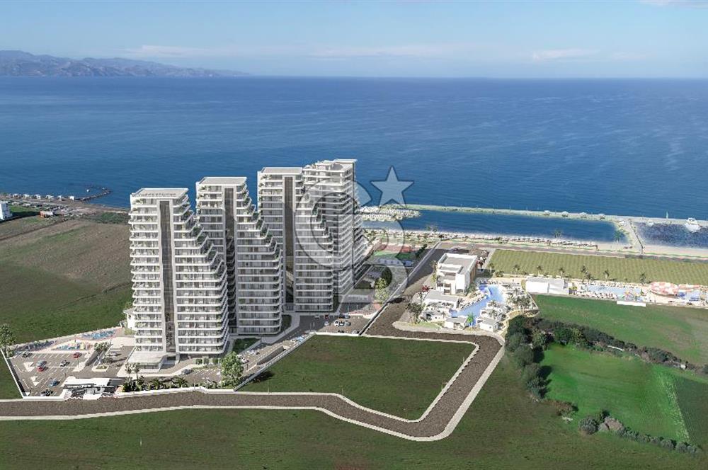 Kuzey Kıbrıs Lefke'de Denize Sıfır Yatırımlık 1+0, 1+1 Daireler!