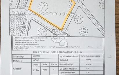 Cankat ÇEÇEN'den Çeşme İnönü'de 5276 m2 Konut İmarlı İnşaata Hazır Arsa