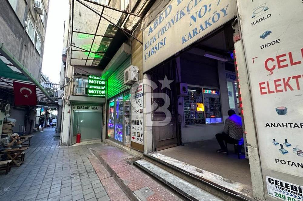 KEMANKEŞ'DE KARAKÖY PASAJ'INDA 35M2 OFİS&DEPO