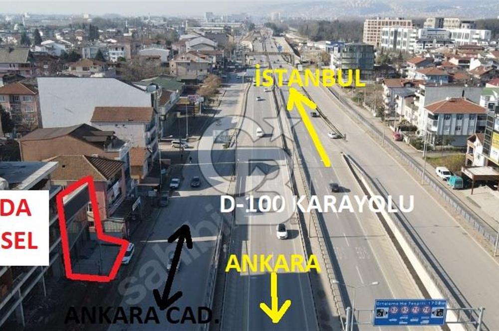 Kocaeli, Kartepe, İstasyon Mah. D100 Karayolu Üzeri, Bankaların Bulunduğu Ankara Caddesi’nde, İskan Ruhsatlı, Henüz Kullanılmamış, 2 Katlı İş Yeri ve Arsası