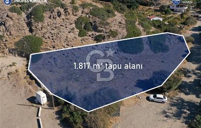 Karaburun Sarpıncık'ta Denize Sıfır 1817 m² Tarla