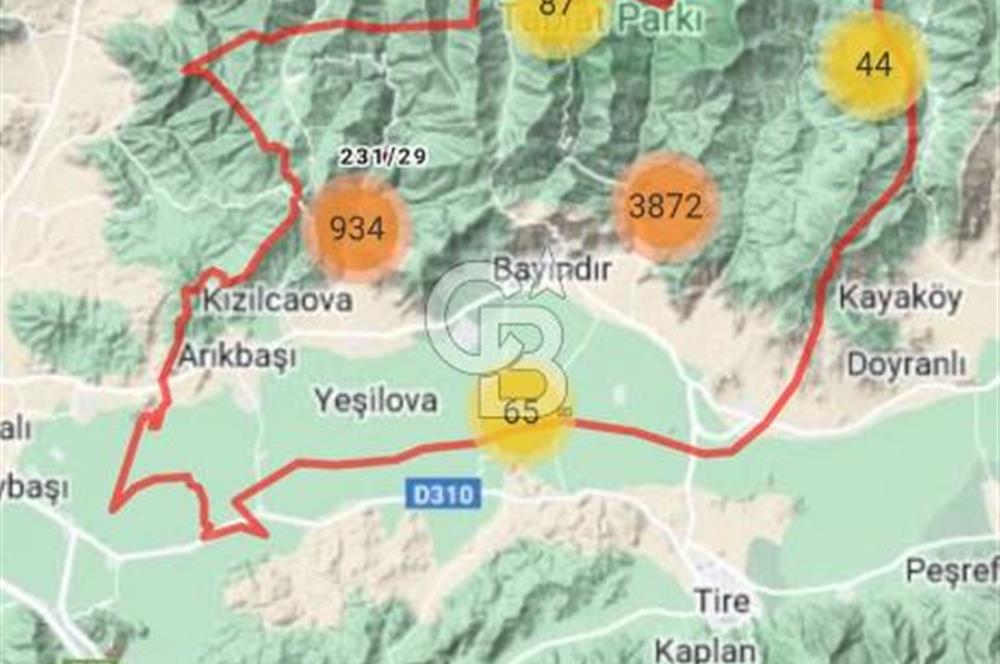 Bayındır Balcılar'da 1200 zeytin ağaçlı 23,5 dönüm zeytinlik