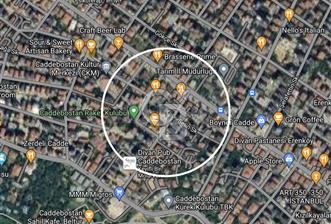İstanbul Kadıköy Caddebostan  10300 m2 imarlı arsa