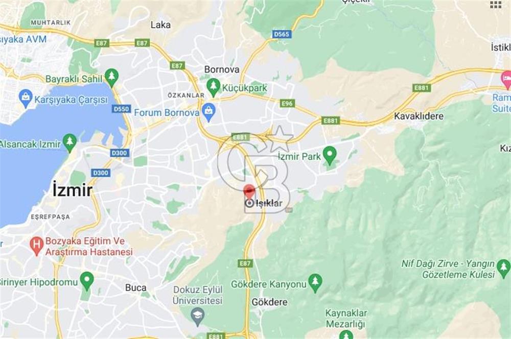 Bornova Işıklar Mah. İmarın Bitişiğinde Yatırıma Uygun Satılık 2890 m2 Arazi