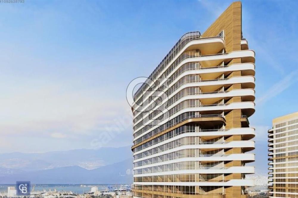 Evora İzmir 1+1 Deniz ve Havuz Manzaralı Yatırımlık Satılık Daire