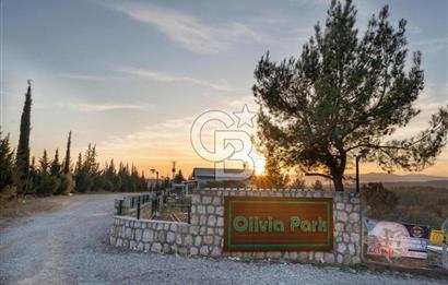 BUCA OLIVIA PARK'TA ÖZEL TASARIM AHŞAP EVLİ SATILIK HOBİ BAHÇESİ