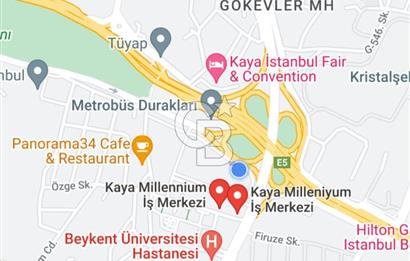 BEYKENT GİRİŞ METROBÜS SON DURAK, KAYA MİLENYUM' DA SATILIK OFİS/MAĞAZA