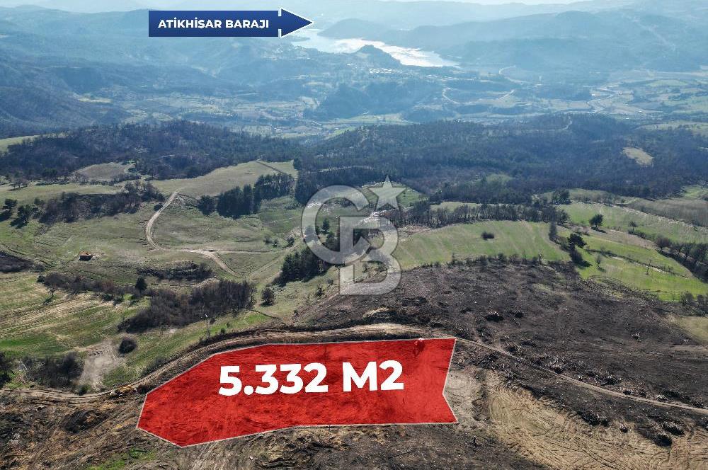 Çanakkale Kemel Köyünde 5.332 M2 Satılık Baraj Manzaralı Tarla !