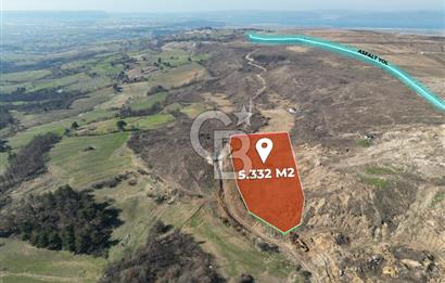 Çanakkale Kemel Köyünde 5.332 M2 Satılık Baraj Manzaralı Tarla !