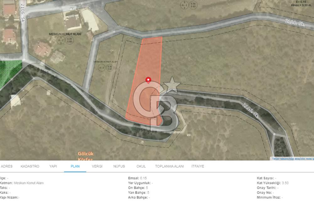 Tarla Fiyatına Panoramik Manzaralı 1.956m2 İmarlı Arsa