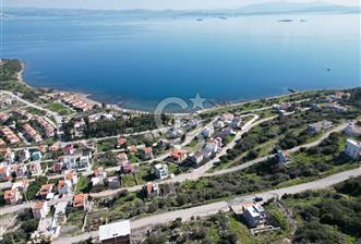 DİKİLİ ÇANDARLI EYKO'DA MUHTEŞEM DENİZ MANZARALI ARSA