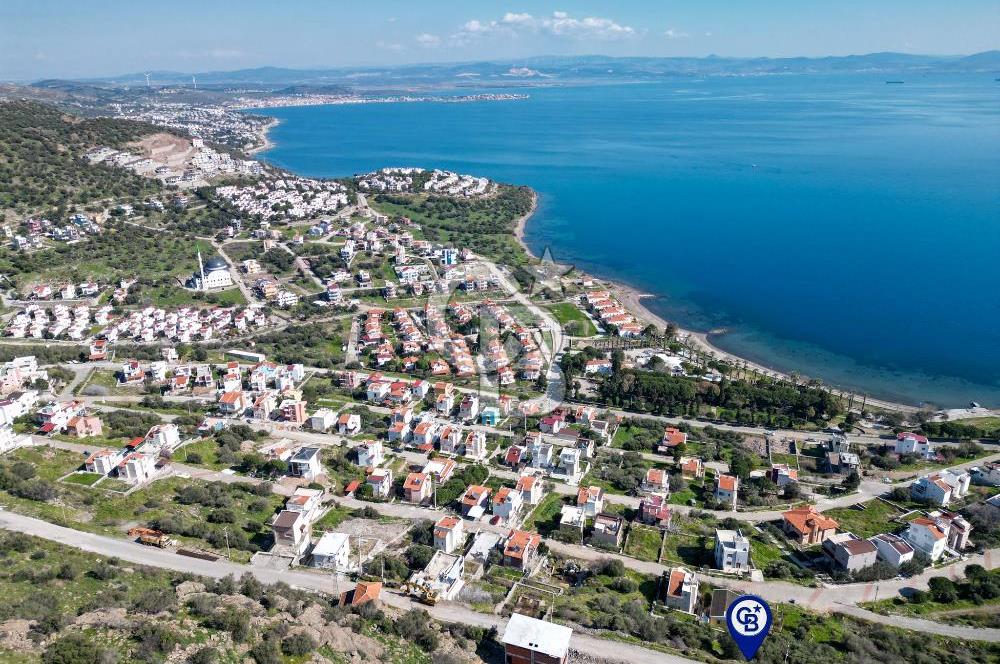 DİKİLİ ÇANDARLI EYKO'DA MUHTEŞEM DENİZ MANZARALI ARSA