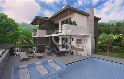 4+1 Luxury Villa for Sale in a Complex Close to the Sea on the National Park in Alsancak, Kyrenia, TRNC