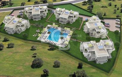 Kıbrıs Girne Esentepe Bölgesinde Deniz Manzaralı Satılık 2+1 Penthouse Daireler