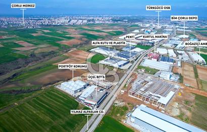 CB ONKO-Çorlu Türkgücü OSB'de 9.130 m² Kiralık Fabrika