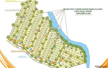 ÇANAKKALE ASOS SAZLI'DA EKO-TURİZM İMARLI SATILIK ARSA