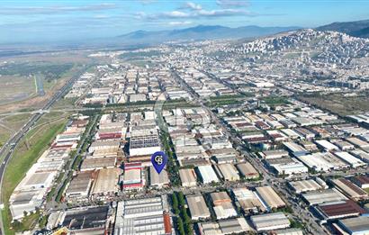 İZMİR ÇİĞLİ AOSB 8.313m2 ARSA 5.000m2 KAPALI SATILIK FABRİKA