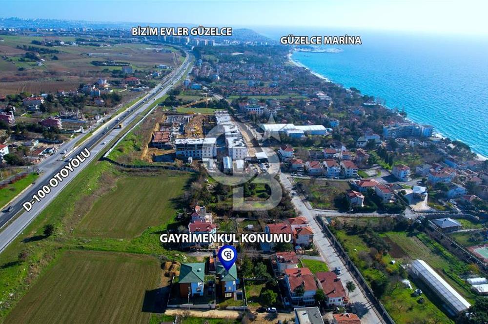 Güzelce'de Hiç Kullanılmamış Deniz Manzaralı Satılılık 5+1 Villa