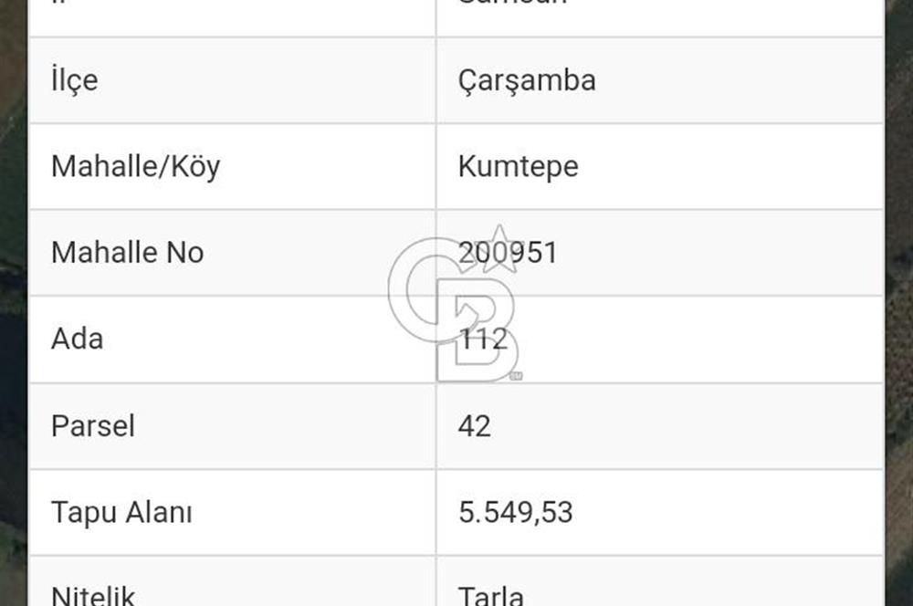 Kumtepe köyünde satılık tarla 