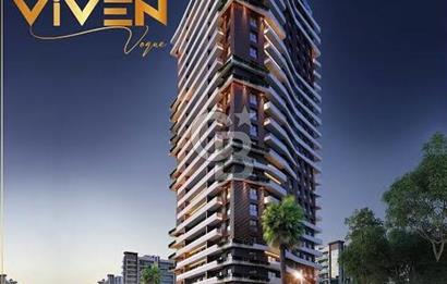 İzmir Bornova Vivien Wouge Tower da Satılık 1+1 Rezidans Daire