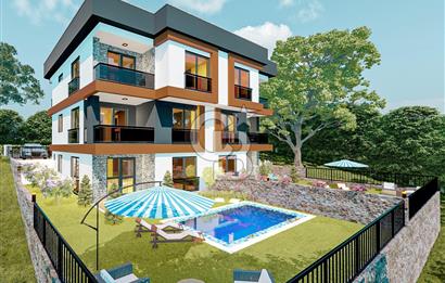 Projeden Satılık Mersincik 5+1 Deniz Manzaralı Havuzlu Villa