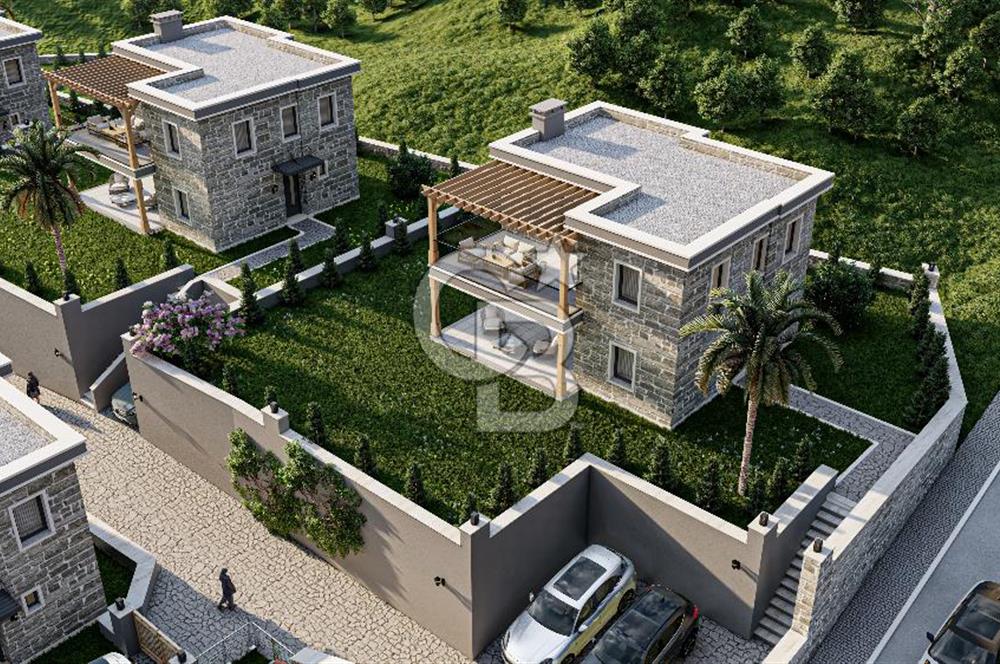 Desar Eski Datça Villalarında Özel Bahçeli ve Otoparklı 3+1 Satılık Villa