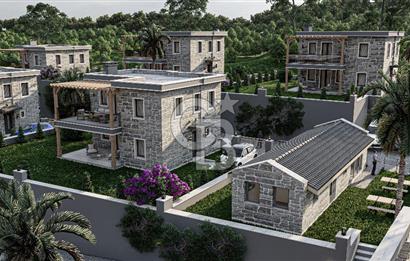 Desar Eski Datça Villalarında Özel Bahçeli ve Otoparklı 3+1 Satılık Villa