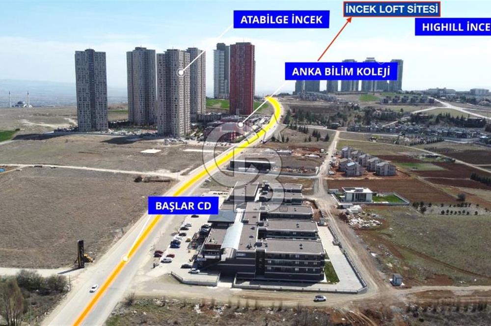 KONUM İNCEK CADDE ÜSTÜ MERKEZİ LOKASYONDA SATILIK 3 ADET DÜKKAN