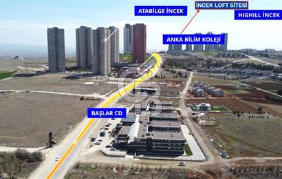 KONUM İNCEK CADDE ÜSTÜ MERKEZİ LOKASYONDA SATILIK 3 ADET DÜKKAN