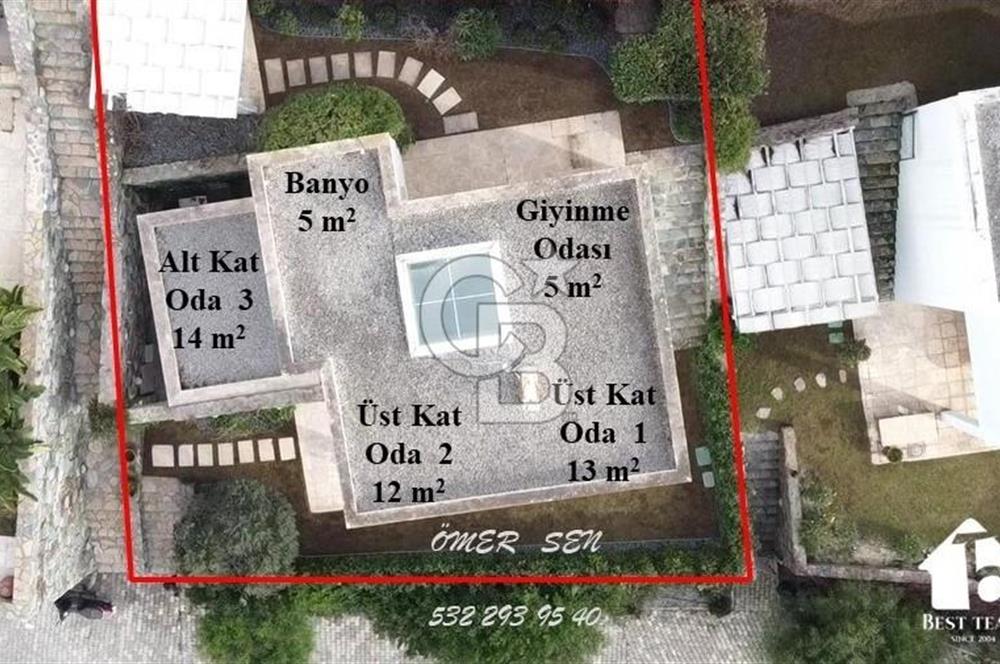 GÜMÜŞLÜK BERGGRUEN 2 de Bahçeli Villa 160 m2 / 3+1