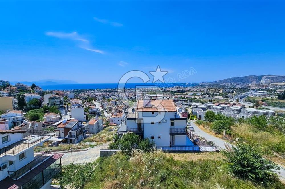 Kuşadası Efes evlerinde 3+1 eşyalı tripleks yazlık