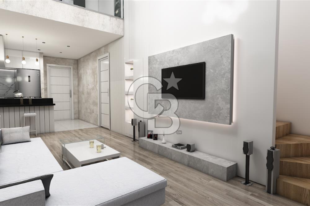 Kıbrıs Yeni Erenköy'de Limana 5 Dakika Taksitle Loft 1+1 Daire