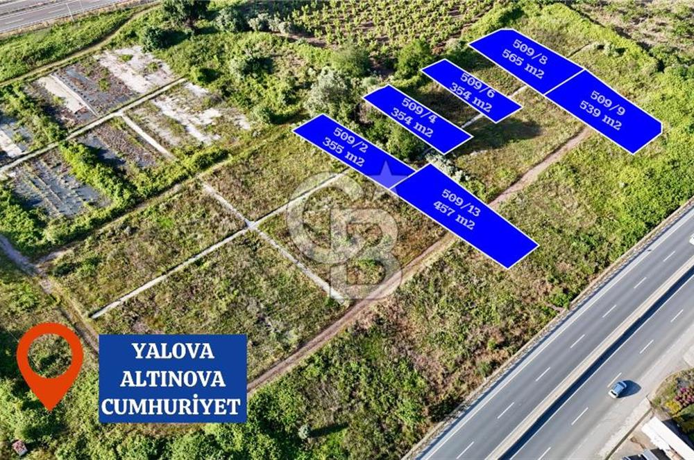 Yalova Altınovada Satılık Ticari İmarlı Arsalar!