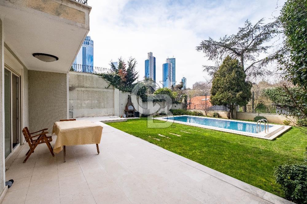 Levent'te Bahçeli, Havuzlu, Otoparklı KİRALIK Müstakil Villa