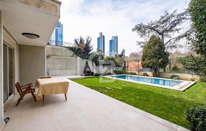 Levent'te Bahçeli, Havuzlu, Otoparklı KİRALIK Müstakil Villa