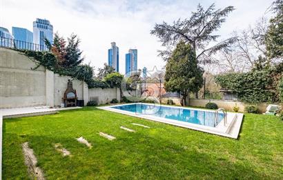 Levent'te Bahçeli, Havuzlu, Otoparklı KİRALIK Müstakil Villa