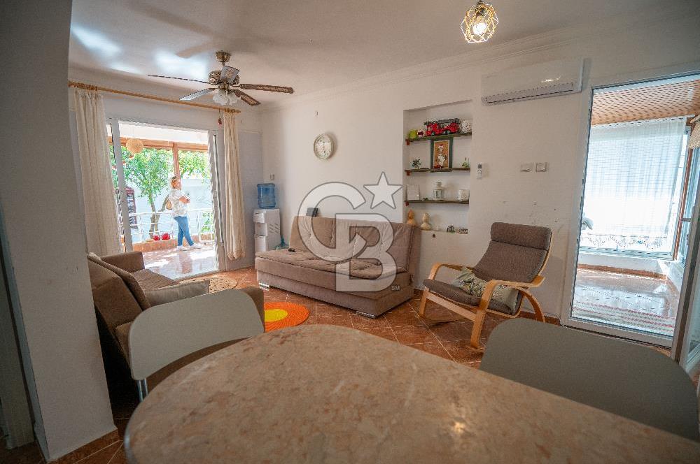 Datça Karaincir Tatil Köyünde Bahçe Katı 65m² 1+1 Daire